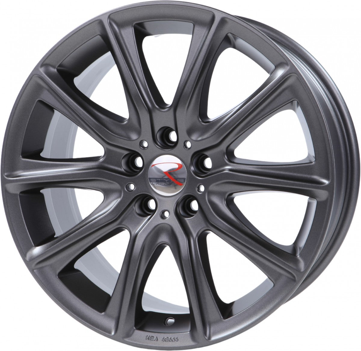 R-Style Wheels SR13 graphit matt Alufelge 6.5x16 Zoll ET54 LK 5x112 ML66.6 – Bild 4
