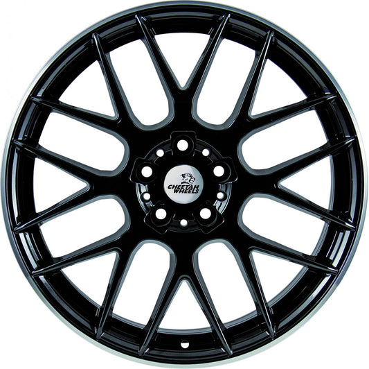 Cheetah Wheels CV.03 black horn polished 8x18 ET40 - LK5/112 ML70.4