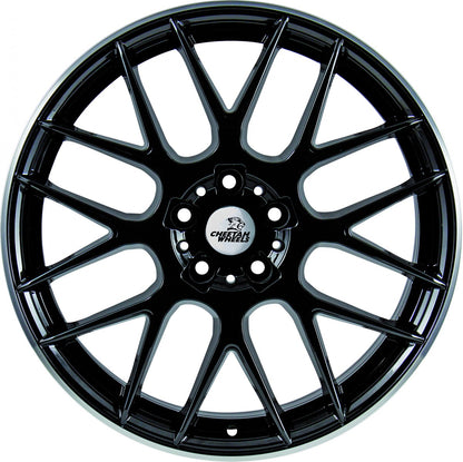 Cheetah Wheels CV.03 black horn polished 8x18 ET45 - LK5/114.3 ML70.4