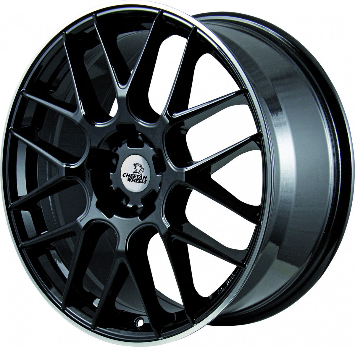 Cheetah Wheels CV.03 black horn polished Alufelge 8.5x20 Zoll ET45 LK 5x114.3 ML70.4 – Bild 3