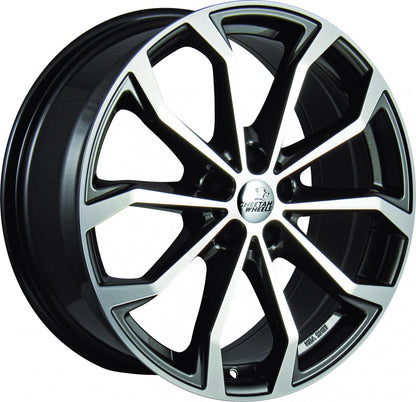 Cheetah Wheels CV.04 anthrazit polished 8x18 ET50 - LK5/112 ML70.4