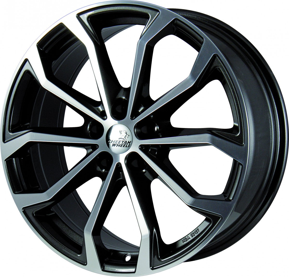 Cheetah Wheels CV.04 anthrazit polished 8x18 ET45 - LK5/114.3 ML70.4