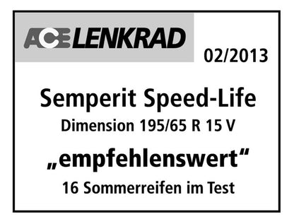 Semperit Speed Life DOT19 215/65 R15 96H Sommer DOT DOT19 – Bild 3