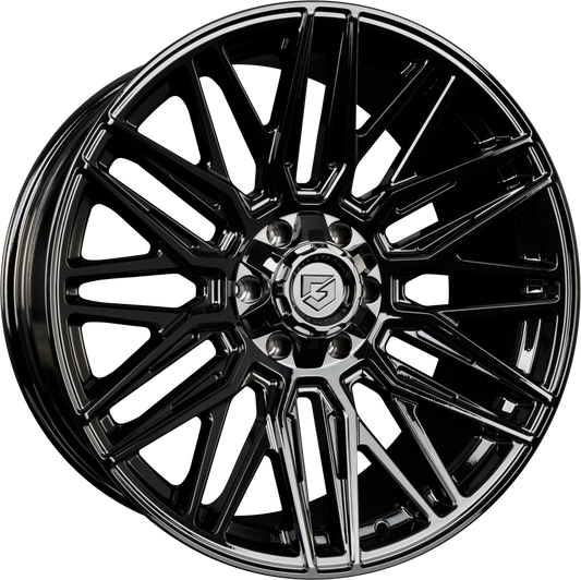 Drewske GOR01 Glossy-Black (B) Alufelge 10x22 Zoll ET10 LK 6x139.7 ML78.1 – Bild 2