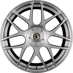 Schmidt REVOLUTION Gambit Highgloss Silber mit Centerlock Deckel Alufelge 9x21 Zoll ET51 LK 5x130 ML71.5