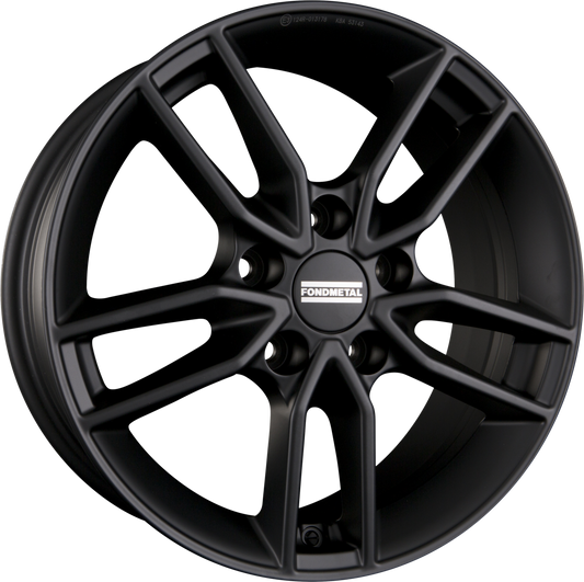 Fondmetal Koros Matt Black Alufelge 9.5x19 Zoll ET45 LK 5x114.3 ML64.1 – Bild 2