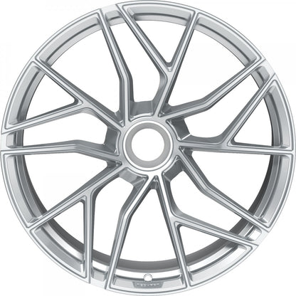 Proline Techart Formula VII Race arctic silver Alufelge 9.5x20 Zoll ET42 LK 1x1 ML84 – Bild 2