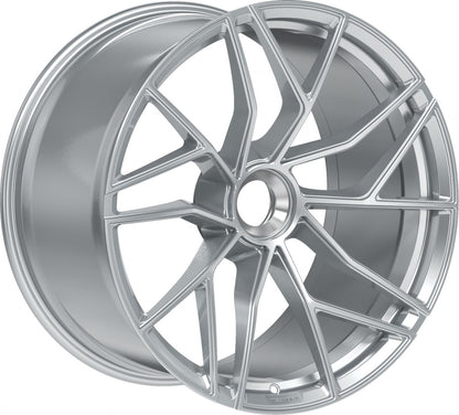 Proline Techart Formula VII Race arctic silver Alufelge 9.5x20 Zoll ET42 LK 1x1 ML84 – Bild 3