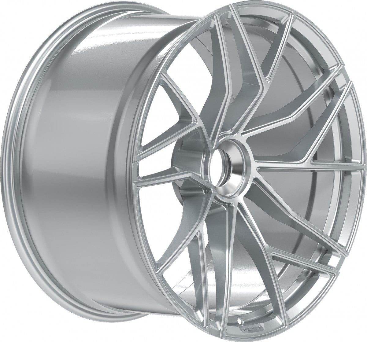 Proline Techart Formula VII Race arctic silver Alufelge 9.5x20 Zoll ET42 LK 1x1 ML84 – Bild 4
