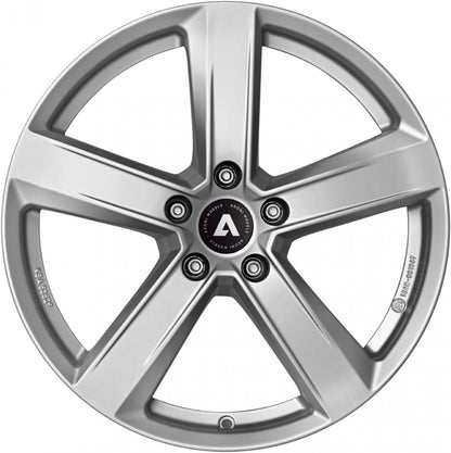 Akoni AK05 silver Alufelge 6.5x17 Zoll ET39 LK 5x100 ML57.1 – Bild 2