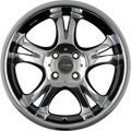 Autec Opal Chrom Alufelge 7.5x17 Zoll ET35 LK 4x100 ML70