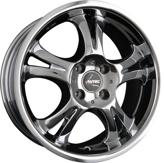 Autec Opal Chrom Alufelge 7.5x17 Zoll ET35 LK 4x100 ML70 – Bild 2