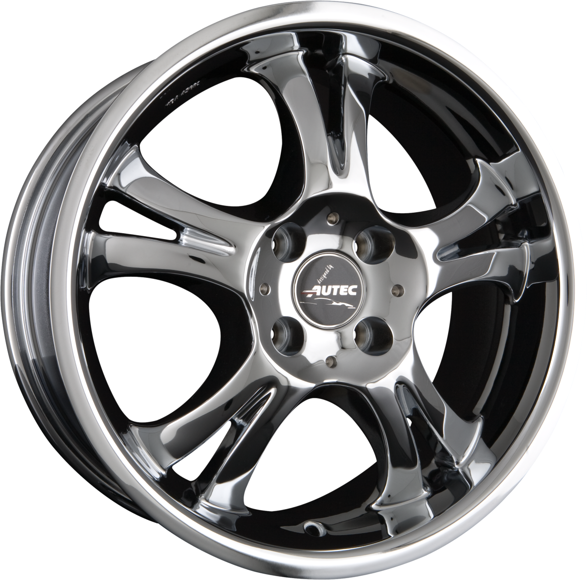 Autec Opal Chrom Alufelge 7.5x17 Zoll ET35 LK 4x100 ML70 – Bild 2