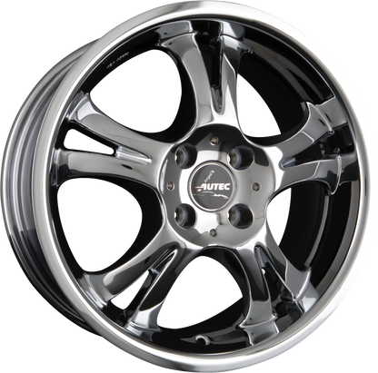 Autec Opal Chrom Alufelge 7.5x17 Zoll ET35 LK 4x100 ML70 – Bild 2
