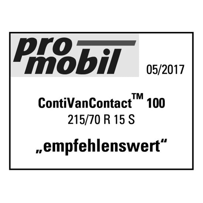 Continental ContiVanContact 100 DEMO 225/75R16C 118/116R Sommer – Bild 3