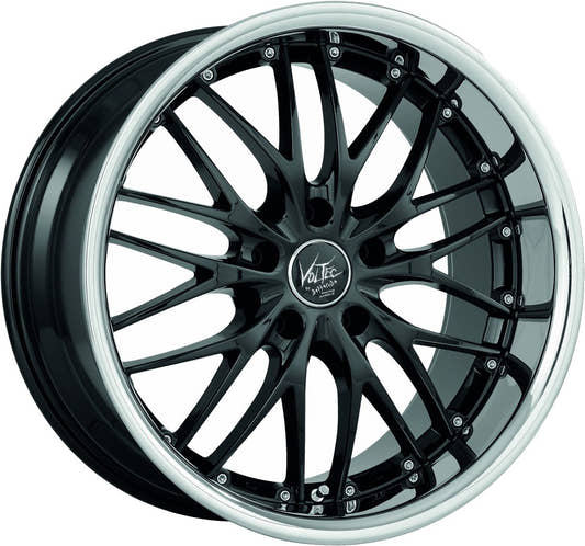 Barracuda Voltec T6 higloss black inox lip Alufelge 9x19 Zoll ET35 LK 5x112 ML72.6