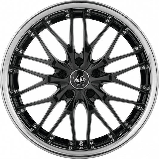 Barracuda Voltec T6 higloss black inox lip Alufelge 9x19 Zoll ET35 LK 5x112 ML72.6 – Bild 2