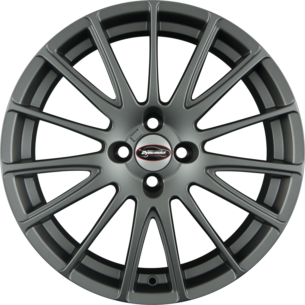 Team Dynamics Jet-GT Matt Graphite Alufelge 7.5x18 Zoll ET35 LK 4x100 ML63.4