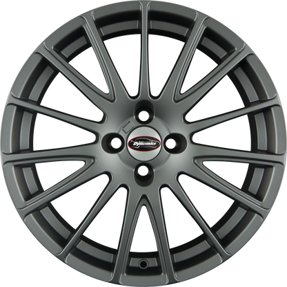 Team Dynamics Jet-GT Matt Graphite Alufelge 7.5x18 Zoll ET35 LK 4x100 ML63.4