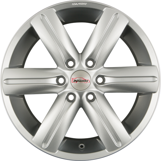 Team Dynamics LE Mans III Glitter Silver Alufelge 8.5x20 Zoll ET46 LK 6x139.7 ML67.1