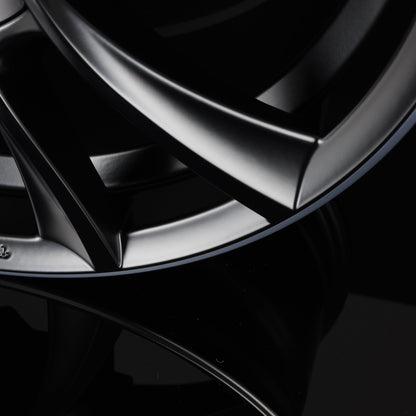 Schmidt REVOLUTION Stormer Satin Black Hornpoliert mit Softhorn Alufelge 8.5x18 Zoll ET40 LK 5x114.3 ML70.7 – Bild 4