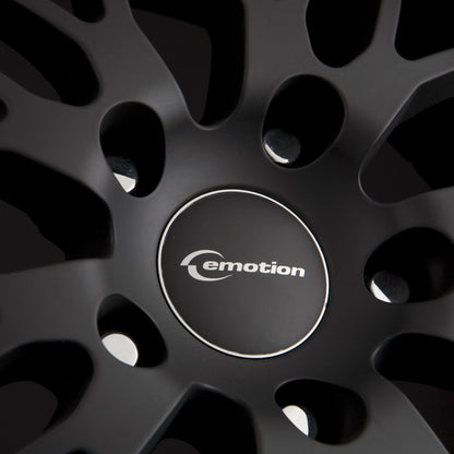 Emotion Wheels Wasabi Schwarz Matt mit Aussenring Poliert Alufelge 8x18 Zoll ET35 LK 5x100 ML63.4 – Bild 4