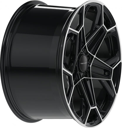 Proline Techart Daytona II black polished Alufelge 9x21 Zoll ET43 LK 5x130 ML71.5 – Bild 5