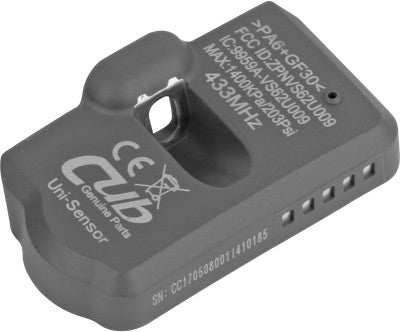 CUB Truck-System SET EVO - Sensor + Befestigungsgurt (per 10 Stück) 22.5'' 433 MHz Universalprotokoll