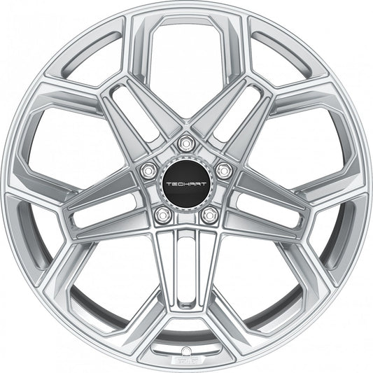 Proline Techart Daytona II arctic silver Alufelge 9x21 Zoll ET43 LK 5x130 ML71.5 – Bild 2