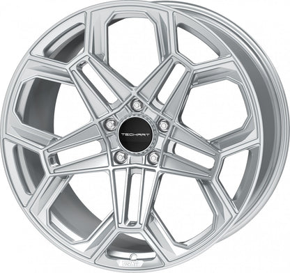 Proline Techart Daytona II arctic silver Alufelge 9x21 Zoll ET43 LK 5x130 ML71.5 – Bild 7
