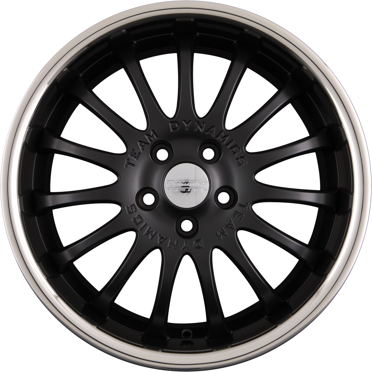 Team Dynamics Equinox Racing-Flat-Black + Edelstahltiefbettring Alufelge 9x18 Zoll ET35 LK 5x112 ML73.1