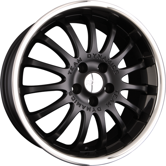 Team Dynamics Equinox Racing-Flat-Black + Edelstahltiefbettring Alufelge 9x18 Zoll ET35 LK 5x112 ML73.1 – Bild 2
