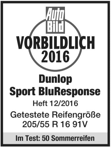 Dunlop Sport Bluresponse 205/55 R16 91W Sommer – Bild 4