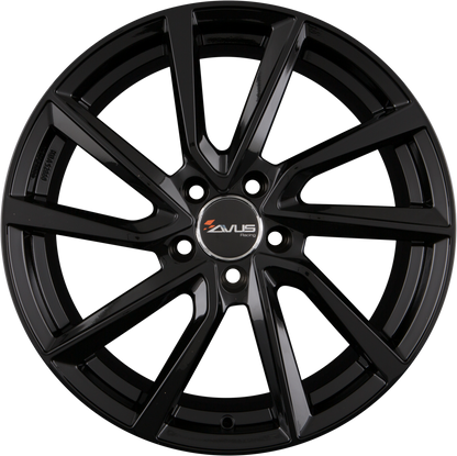 Avus Racing AC-518 Black Alufelge 8x18 Zoll ET48 LK 5x112 ML66.6