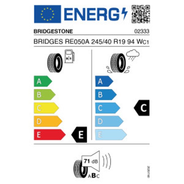 Bridgestone Potenza RE 050 A 245/40 R19 94W Sommer – Bild 2