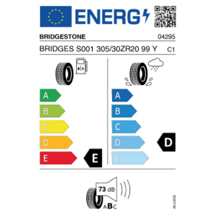 Bridgestone Potenza S001 305/30 R20 99Y Sommer – Bild 2