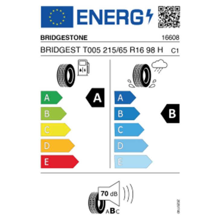 Bridgestone Turanza T005 215/65 R16 98H Sommer – Bild 2