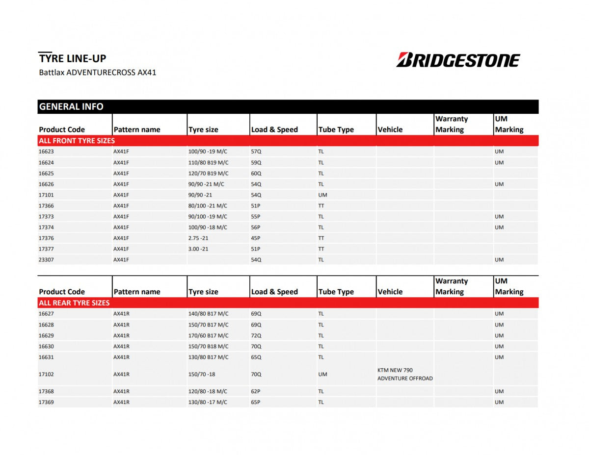 Bridgestone AX41 150/70 R18 70Q Sommer