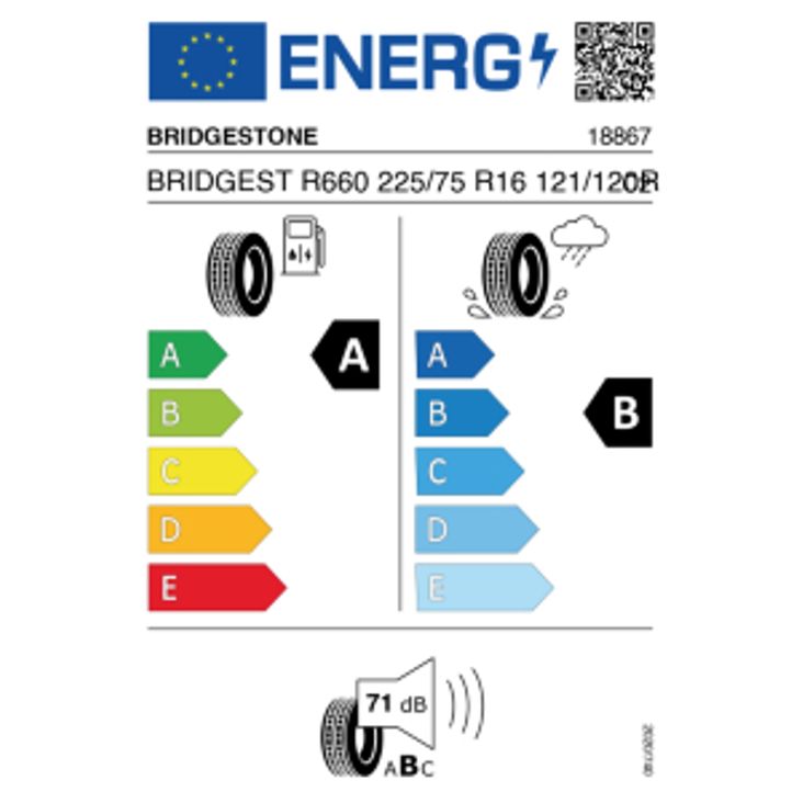 Bridgestone R660 Duravis 225/75 R16 121/120R Sommer – Bild 2