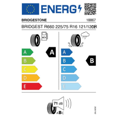 Bridgestone R660 Duravis 225/75 R16 121/120R Sommer – Bild 2