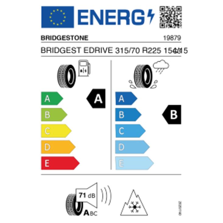 Bridgestone Ecopia Drive Enliten 315/70 R22.5 154/150L – Bild 2