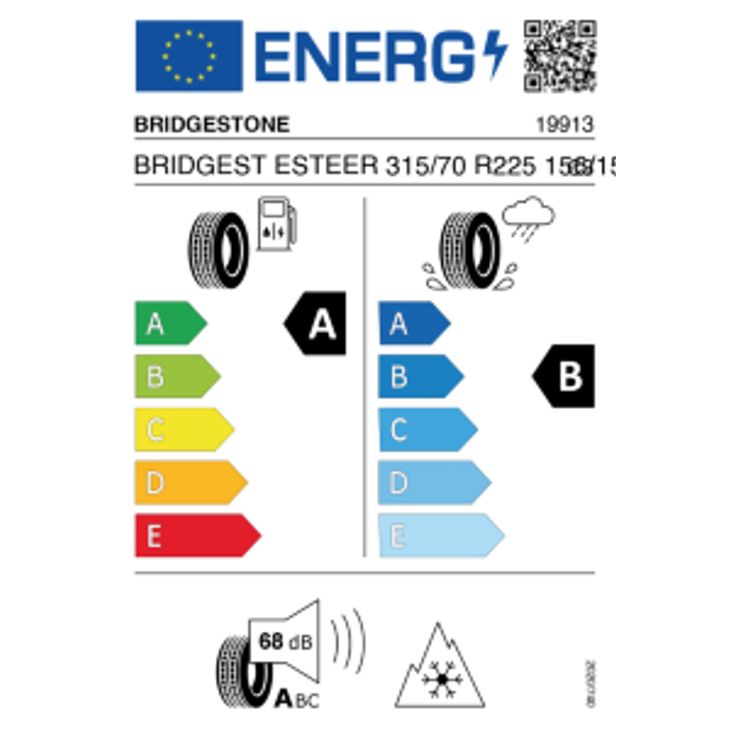 Bridgestone Ecopia Steer Enliten 315/70 R22.5 156/150L – Bild 2