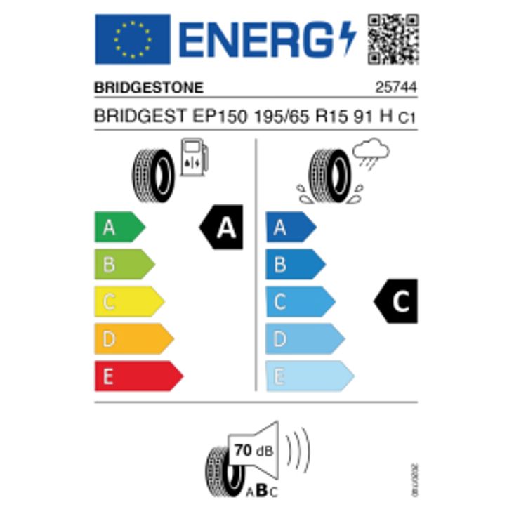 Bridgestone Ecopia EP150 195/65 R15 91H Sommer – Bild 2