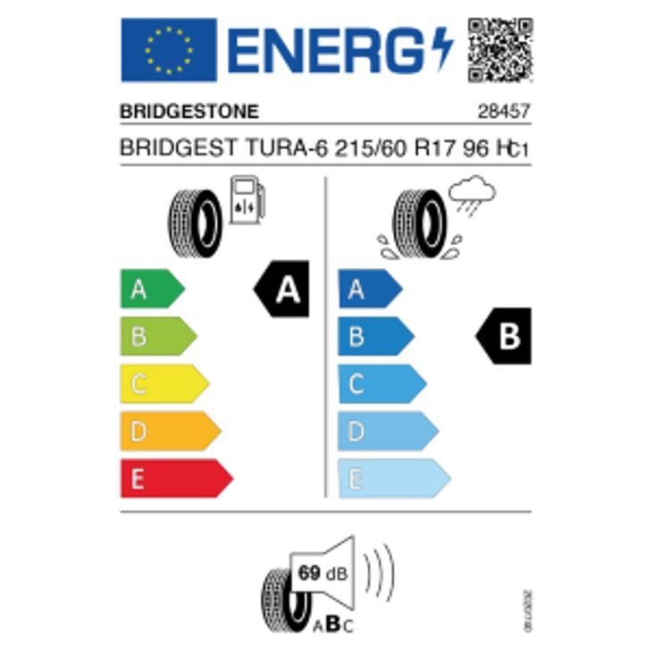 Bridgestone Turanza 6 215/60 R17 96H Sommer – Bild 2