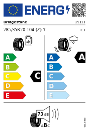 Bridgestone Potenza Sport Evo XL 285/35 R20 104 (Z)Y Sommer