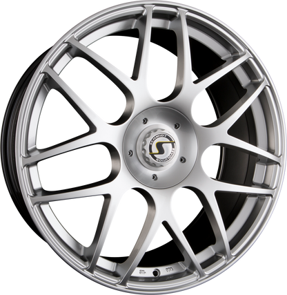 Schmidt REVOLUTION Gambit Highgloss Silber mit Centerlock Deckel Alufelge 9x21 Zoll ET21 LK 5x120 ML60 – Bild 2