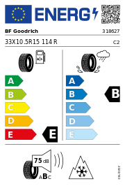 BF Goodrich All-Terrain TA KO2 3PMSF M+S RWL 33/10 R15 114R ALL_SEASON