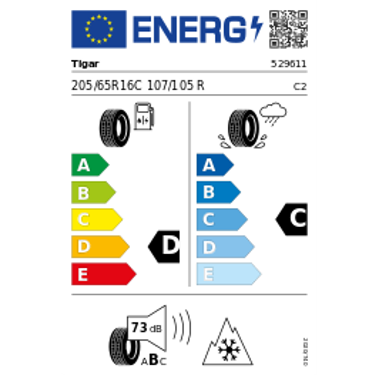 Tigar Cargo Speed Winter 205/65R16C 107R Winter – Bild 3