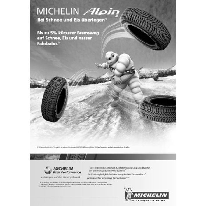 Michelin Alpin A4 225/55 R17 97H Winter – Bild 3