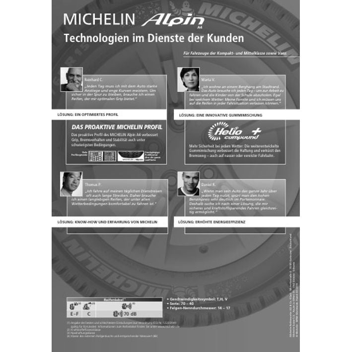 Michelin Alpin A4 225/55 R17 97H Winter – Bild 4